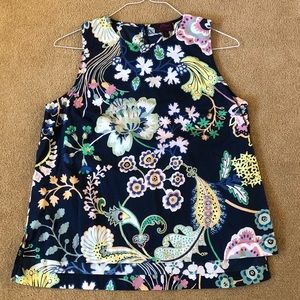 J Crew Liberty of London Floral Sleeveless Top 12